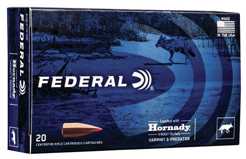 FED 204 32GR HORNADY VMAX 20 - 556 Black Friday Promotion